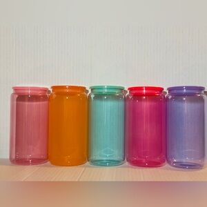 Sublimation glass cups,